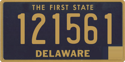 DE license plate 121561