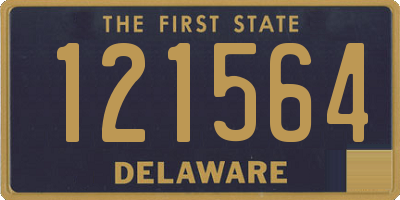 DE license plate 121564