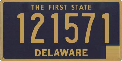 DE license plate 121571