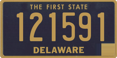 DE license plate 121591