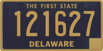 DE license plate 121627