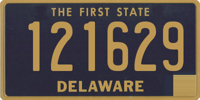 DE license plate 121629