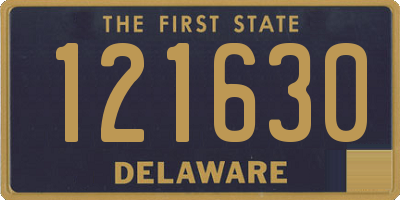 DE license plate 121630