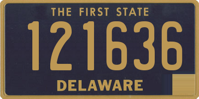 DE license plate 121636