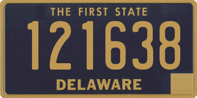 DE license plate 121638