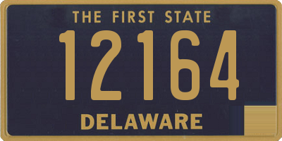 DE license plate 12164