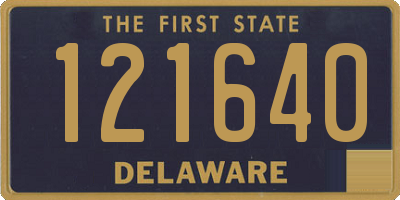 DE license plate 121640