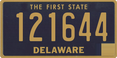 DE license plate 121644