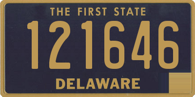 DE license plate 121646