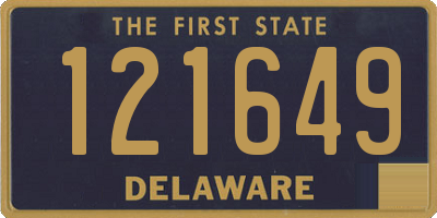 DE license plate 121649