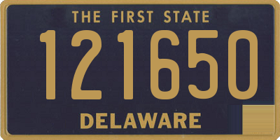 DE license plate 121650