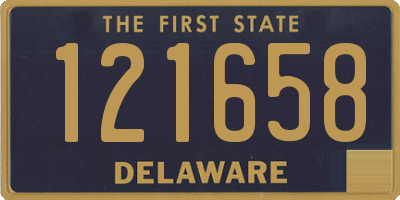 DE license plate 121658