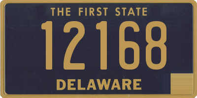 DE license plate 12168