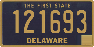 DE license plate 121693