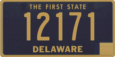 DE license plate 12171