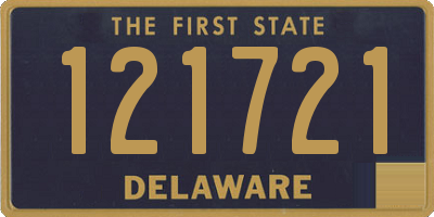 DE license plate 121721