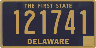 DE license plate 121741