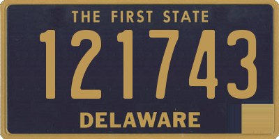 DE license plate 121743