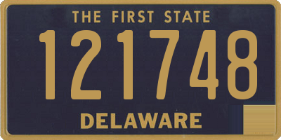 DE license plate 121748