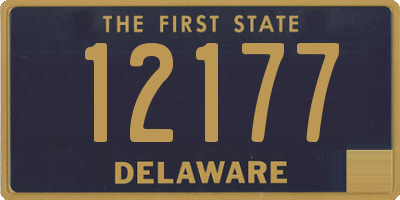 DE license plate 12177