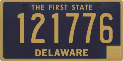 DE license plate 121776