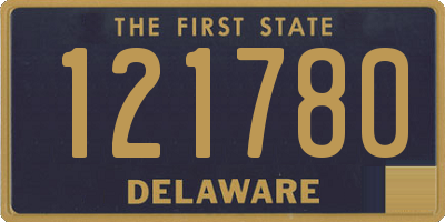 DE license plate 121780