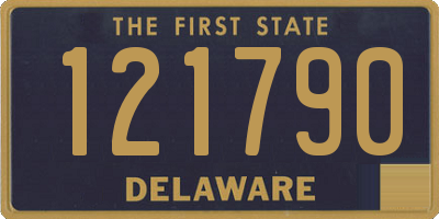 DE license plate 121790