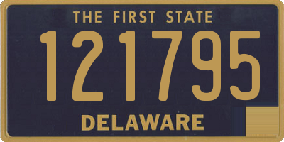 DE license plate 121795