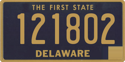 DE license plate 121802