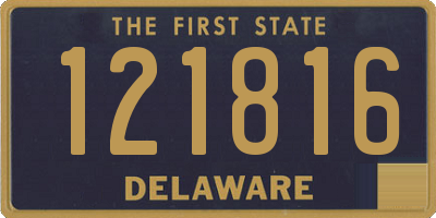 DE license plate 121816