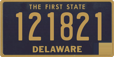 DE license plate 121821