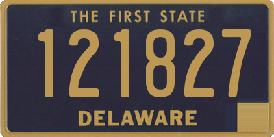 DE license plate 121827