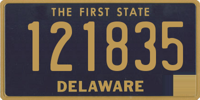 DE license plate 121835