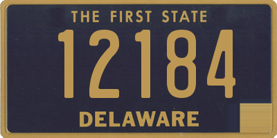 DE license plate 12184