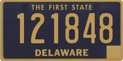 DE license plate 121848