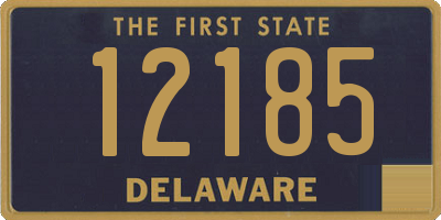 DE license plate 12185