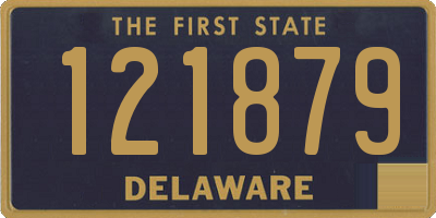 DE license plate 121879