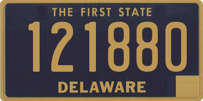 DE license plate 121880