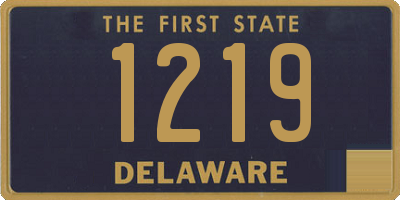 DE license plate 1219