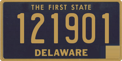 DE license plate 121901