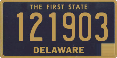 DE license plate 121903