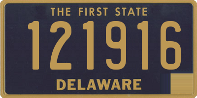 DE license plate 121916