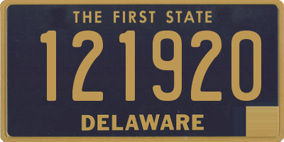 DE license plate 121920