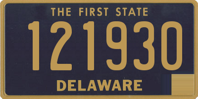 DE license plate 121930