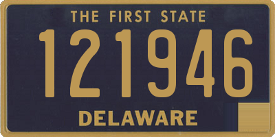 DE license plate 121946