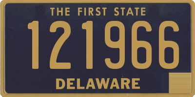 DE license plate 121966