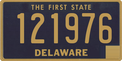 DE license plate 121976