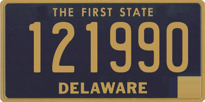 DE license plate 121990