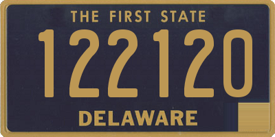 DE license plate 122120