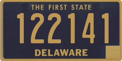 DE license plate 122141